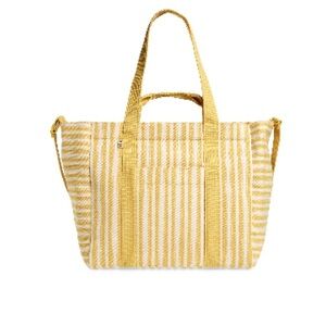 BEIS Honey Stripe travel Tote